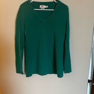 Vineyard Vines Teal V-Neck Sweater